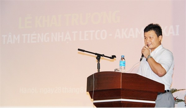 khai truong trung tam tieng nhat letco akamonkai
