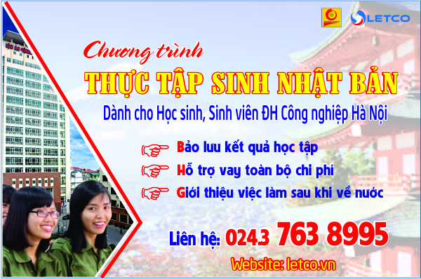 chuong trinh thuc tap sinh nhat ban danh cho hssv dh cong nghiep ha noi