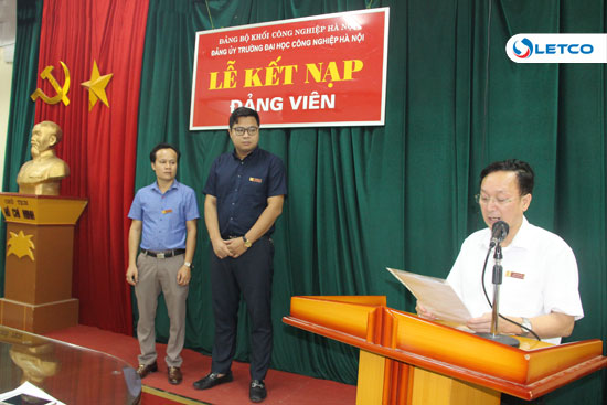 LETCO kết nạp đảng viên mới năm 2018