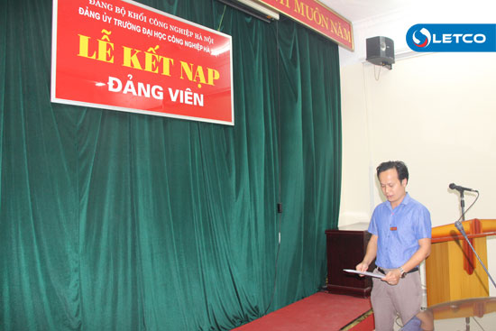 LETCO kết nạp đảng viên mới năm 2018