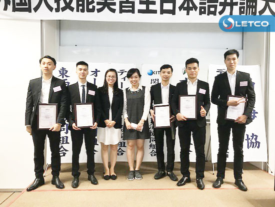 Thực tập sinh LETCO dành giải cao cuộc thi hùng biện tiếng Nhật