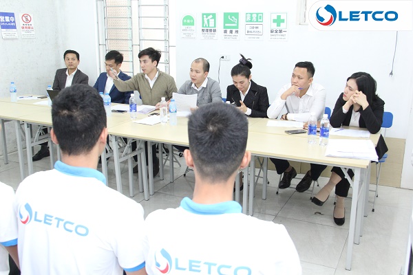 Buổi thi tuyển đánh giá, xếp loại Thực tập sinh nguồn