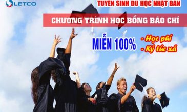 Tuyển sinh du học Nhật Bản (Chương trình học bổng báo chí miễn 100% học phí và KTX)