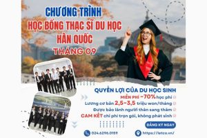 HỌC BỔNG THẠC SĨ DU HỌC HÀN QUỐC